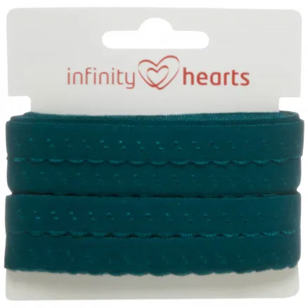 Infinity Hearts Δαντελένια Κορδέλα Πολυαμιδίου 20mm 369 Πετρελαίου - 5m