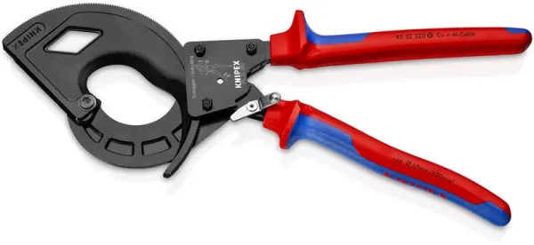 Knipex Κόφτης καλωδίων (Αρχή καστάνιας, 3 σταδίων) μαύρος ατραμεντισμένος, με λαβή πολλαπλών συστατικών 320 mm