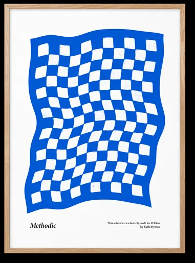 Peléton Methodic Blue 50x70 Αφίσα