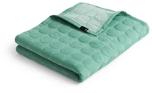 HAY Mega Dot Organic Κουβερλί 195x245 Sea Green