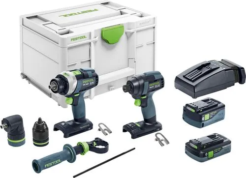 Festool Σετ κατσαβιδιού και τρυπανιού TID 18 5,0/4,0-Set TPC 18/4