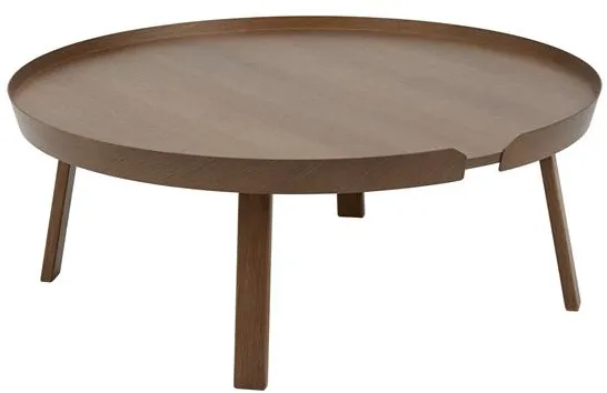 Muuto Around Τραπεζάκι Σαλονιού Σκούρο Καφέ Extra Μεγάλο