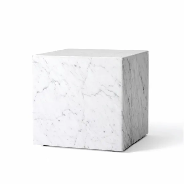 Audo Plinth Τραπεζάκι Σαλονιού Κυβικό Καράρα Μάρμαρο