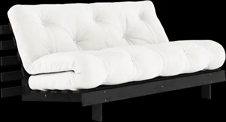 Karup Design Roots Καναπές-κρεβάτι με στρώμα Roots 160x200 Φυσικό/Μαύρο λουστραρισμένο