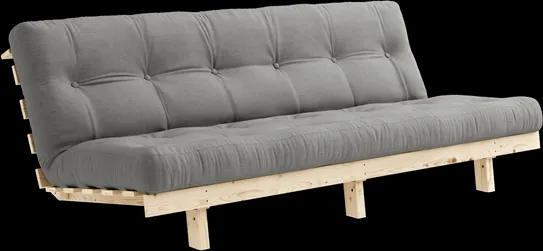 Karup Design Lean Καναπές-κρεβάτι με στρώμα Alpha 130x200 Γκρι/Raw