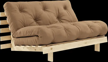 Karup Design Roots Καναπές-κρεβάτι με στρώμα 140x200 755 Mocca/Πεύκο
