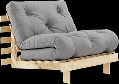 Karup Design Roots Καναπές-κρεβάτι με στρώμα 90x200 746 Γκρι/Πεύκο