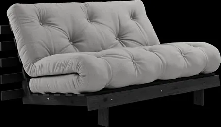 Karup Design Roots Καναπές-κρεβάτι με στρώμα 140x200 746 Σκούρο γκρι/Μαύρο πεύκο