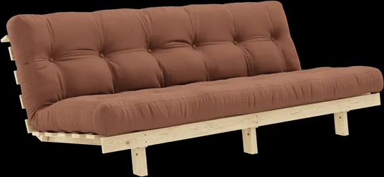 Karup Design Lean Καναπές-κρεβάτι με στρώμα Alpha 130x200 Clay Brown/Raw