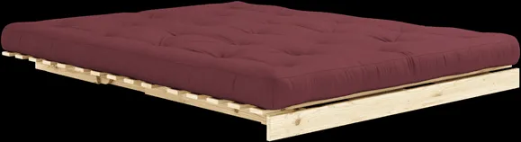 Karup Design Roots Καναπές-κρεβάτι με στρώμα 160x200 710 Μπορντό/Πεύκο