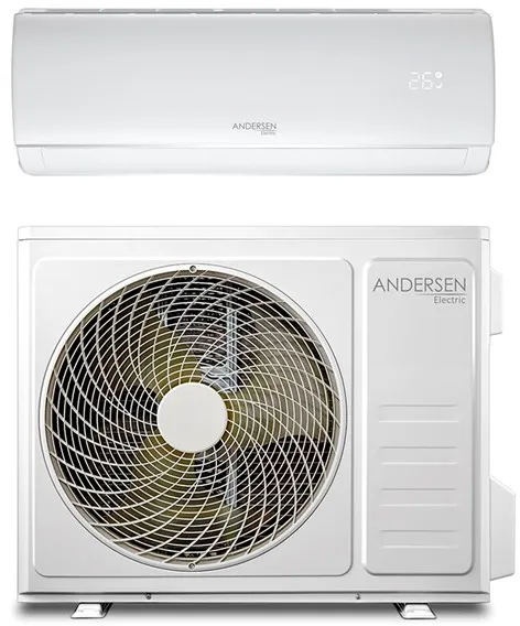 Andersen Electric AE 9000 Αντλία θερμότητας αέρα/αέρα με WiFi, 3,4 kW, 5–63 m², λευκό
