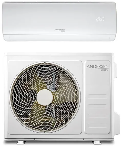 Αντλία θερμότητας αέρα/αέρα Andersen Electric AE 12000 με WiFi, 3,8 kW, 5–72 m², λευκό