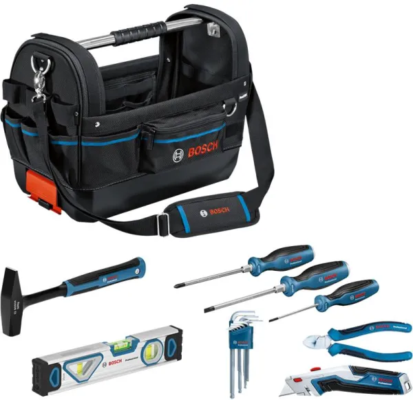 Τσάντα Εργαλείων Bosch GWT 20 με 6 τεμάχια εργαλείων